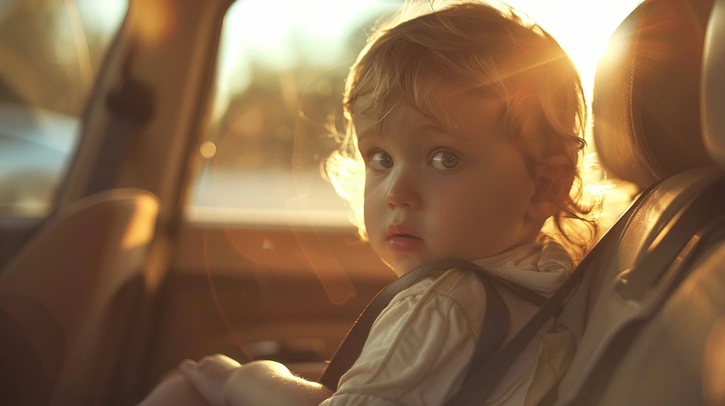 enfants en voiture